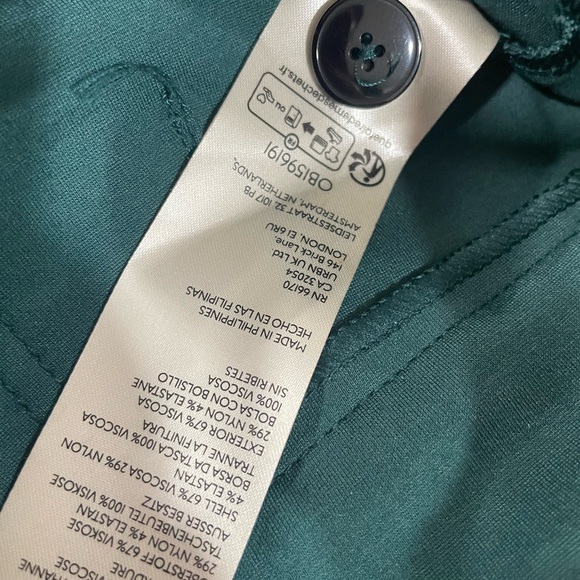 Maeve Green Wide-Leg Pants - Picture 7 of 8